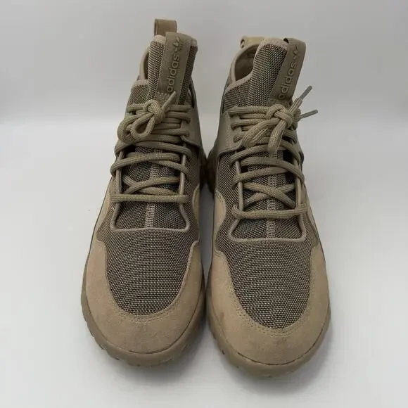 Adidas Tubular X Hemp Primeknit Size 8.5 Men’s Sneakers Shoes S74923 Beige Yeezy - Picture 5 of 9